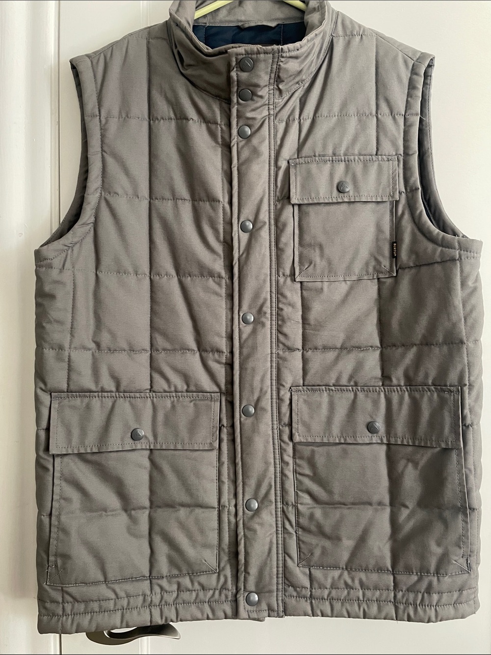 Men's Burton Quilted Sleeveless Vest - Gray